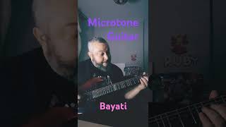 Bayati taksim on microtonal guitar arabicguitar music oriental ethno maqamat taksim [upl. by Refitsirhc]