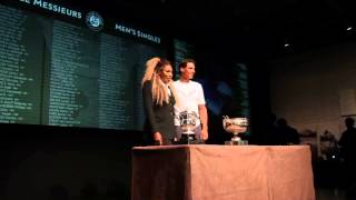 Roland Garros 2014 Draw Ceremony [upl. by Lohcin343]