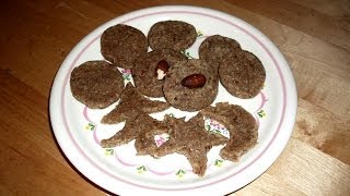 Köstliche gesunde Weihnachtsplätzchen vegan roh und glutenfrei Raw Vegan Christmas Cookies [upl. by Haiel]