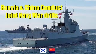 Unprecedented RussiaChina Navy Drills Biggest Since Soviet Times [upl. by Joanna649]