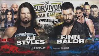 WWE Survivor Series War Games 2022 Match Card HD [upl. by Novehc]