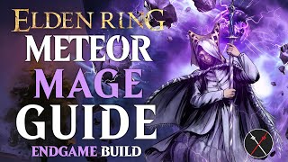 Elden Ring Gravity Mage Intelligence Build Guide  How to Build a Meteor Mage Level 150 Guide [upl. by Hna262]