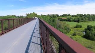 Doubes Trestle Bridge Omemee ON Aug 31 2024 [upl. by Aerdnwahs]