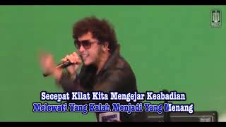 NIDJI  Secepat Kilat OST Street Society  Official Karaoke Video  No Vocal  Female Version [upl. by Elenore27]