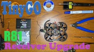 GepRC TinyGO receiver and transmitter upgrade  Radiomaster R81 amp TX16S [upl. by Alber]