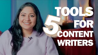 5 MustUse Tools For Content Writers  Explained In Hindi [upl. by Lavinie]