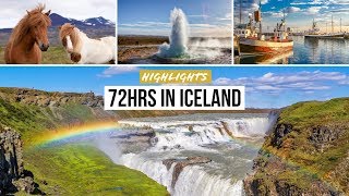 ICELAND Highlights 72hrs Reykjavik amp Golden Circle Island im November [upl. by Jessika]