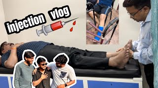 Injection vlog new  Hospital emergency  How to apply plaster in hairline fracture [upl. by Llehcor997]