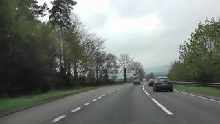 Driving On The A38 From M5 Motorway Junction 31 To Heathfield Devon England 4th May 2012 [upl. by Mohn]