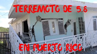 TERREMOTO DIA DE REYES DESDE EL EPICENTRO  EARTHQUAKE IN PUERTO RICO [upl. by Eanwahs392]