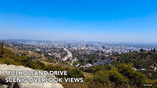 Driving Mulholland Drive Scenic Overlook Views [upl. by Gautea]