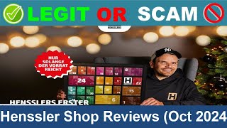 Henssler Shop Reviews  Oct 2024 Beware of Scam Watch Now [upl. by Nonah]