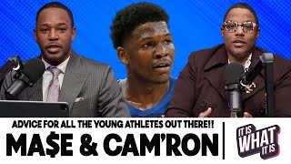 MAE amp CAMRON GIVE ADVICE TO THE YOUNG ATHLETES OUT THERE ON HOW TO DEAL WITH WOMEN  EP72 [upl. by Ahsek]