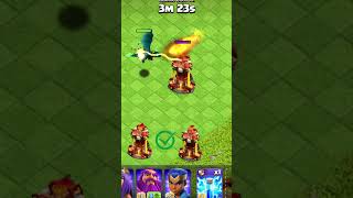 Single inferno tower vs multi inferno tower clashofclans infernotownchallenge [upl. by Annairam449]