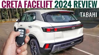 Hyundai Creta Facelift 2024 India  Review  Creta New Model 2024  Creta 2024 Facelift [upl. by Rene67]