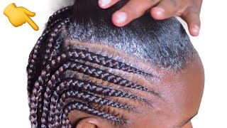 How To FeedIn Braids  For BEGINNERS [upl. by Cinemod223]