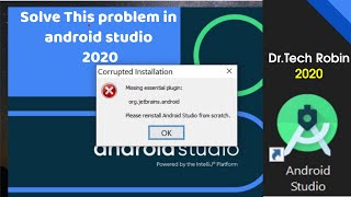 How To Fix quotcorrupted installation scratchquot in android studio 2020 [upl. by Sashenka]