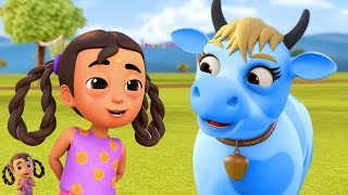 गैया मेरी गईया Gaiya Meri Gaiya Hindi Cartoon Song and Kids Rhymes [upl. by Dloniger]