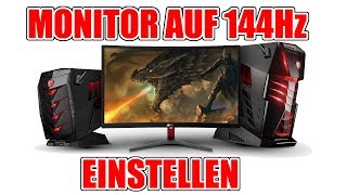 144 Hz MONITOR ZEIGT NUR 60Hz FIXEN  Tutorial DeutschGerman [upl. by Nagrom45]