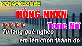 Hồng Nhan Karaoke Tone Nữ Karaoke Hoàng Giang 62 [upl. by Terris588]