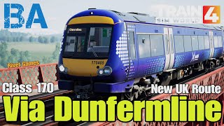 Via Dunfermline  New UK Scottish Route  Class 170 Turbostar  Train Sim World 4 [upl. by Ced]