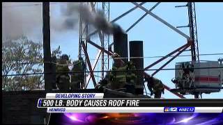 500 pound body leads to fire at cremation plant [upl. by Theurer]