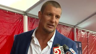 Gronk says Tom Brady made him a better player and better person [upl. by Atauqal323]