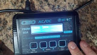 Lipo charging explained C150 charger settings [upl. by Edialeda]