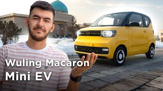 Eng ARZON ELEKTROMOBIL O’zbekistonda  Obzor Wuling Mini EV “Macaron”  Avtoelonuz [upl. by Seldan]