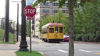 Trams in Little Rock Arkansas USA 2018 [upl. by Qulllon]