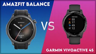 Amazfit Balance vs Garmin Vivoactive 4S Comparison [upl. by Sinnod]