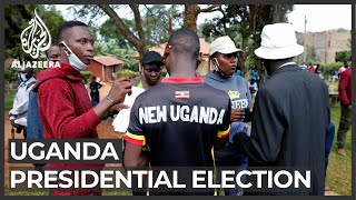 Uganda votes in tense presidential election [upl. by Gerda]