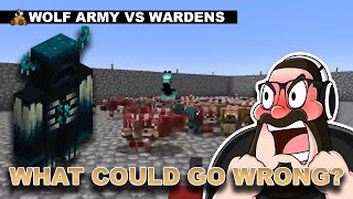 WOLF ARMY VS WARDENS  What could go wrong HARDCORE [upl. by Leribag]