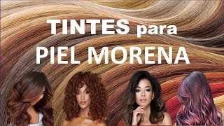 MEJORES TINTES de Cabello para PIEL MORENA pielmorena tintes [upl. by Anahtor]