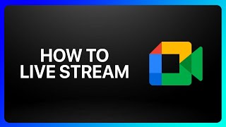 How To Live Stream On Google Meet Tutorial [upl. by Herrah]