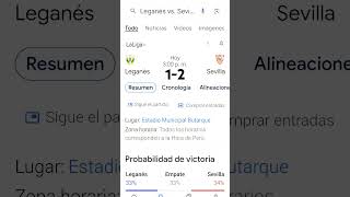 9 de noviembre de 2024 pronóstico Leganés 12 Sevilla [upl. by Aderb]