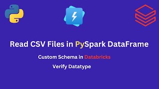 Reading CSV Files into DataFrames with Custom Schemas Using Spark in Azure Databricks [upl. by Matrona]