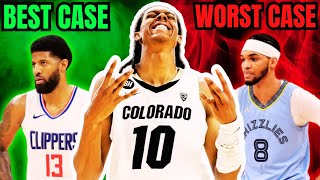 Cody Williams Player Comparisons  NBA Draft 2024 Best Case And Worse Case Scenarios [upl. by Assirac]