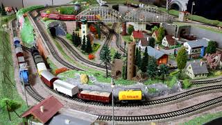 Märklin H0 Anlage Schönblick Zugwechsel Bahnhof Zindelstein [upl. by Atrebor]