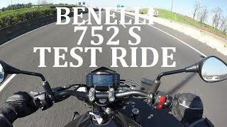 Benelli 752 S  Test Ride Completo [upl. by Dnomse]