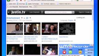 How to Install WM Recorder 14 and DownloadCaptureSaveRipRecord Streaming Video on JustinTV [upl. by Harve]