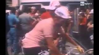 Ciclismo  Giro dItalia 1977  La vittoria di Pollentier [upl. by Oal]