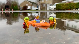 Flooding in St Ives Cambs Lego to the Rescue [upl. by Bez773]