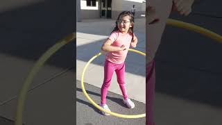 Sofia Hola Hoop at School holahoop [upl. by Cirnek89]