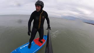 SUP foiling ultra small wave with Leviathan 1350 [upl. by Anitahs1]