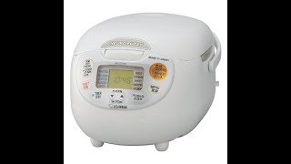 Zojirushi Overseas Microcomputer Rice Cooker Nszlh10wz Ac220230v for the Region [upl. by Cherianne408]