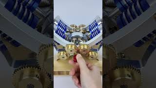 A Stirling engine with an outstanding texturegift toys machine [upl. by Lamaaj]