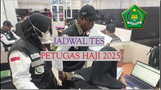 JADWAL PENDAFTARAN TES PETUGS HAJI 2025 [upl. by Kragh954]