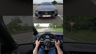 MERCEDES AMG CLA 45 S 4MATIC SHOOTING BRAKE 421 HP ACCELERATION 0100 KMH IN 41 SEC [upl. by Eigram967]