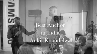 Best anchor in India Ankit Khandelwal ankitkhandelwal bestanchorinindia [upl. by Yeltneb648]